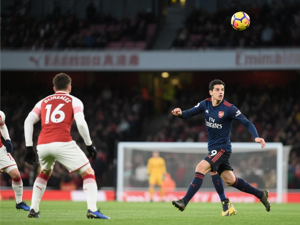 阿森纳半场传中17次，超越欧冠全场纪录