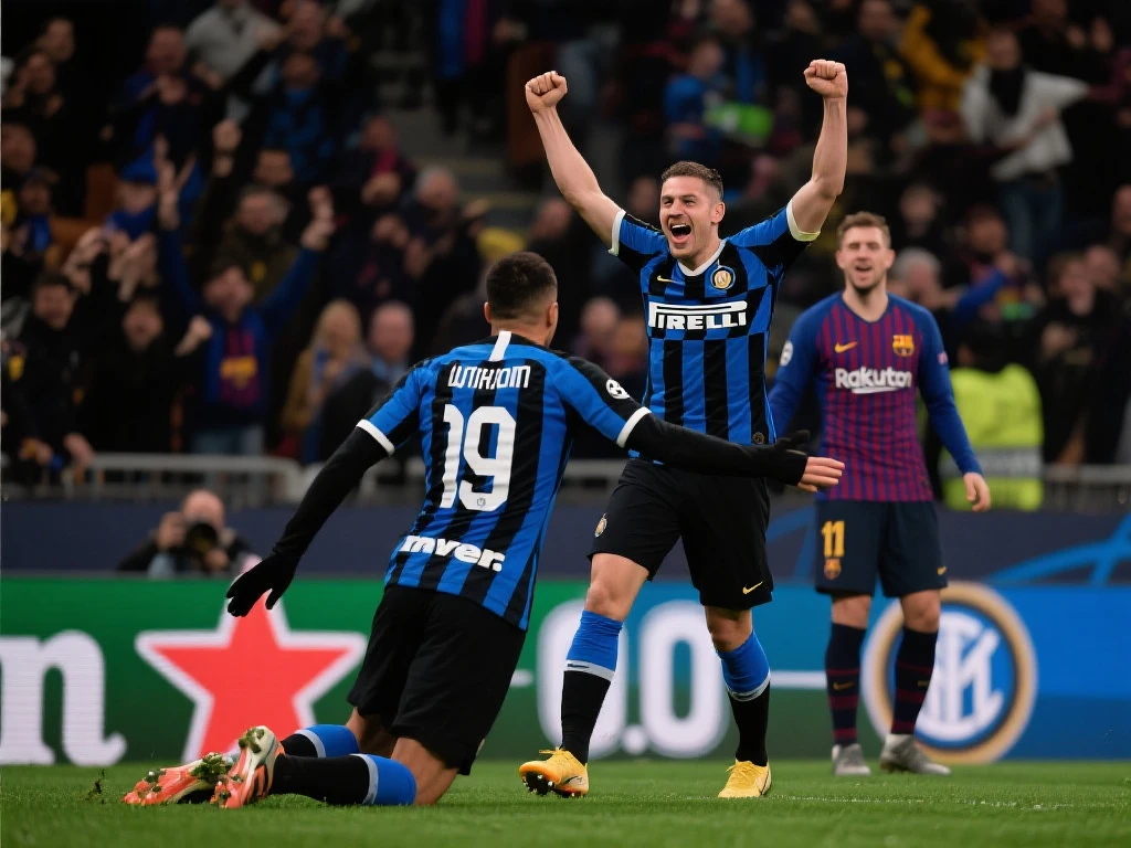 国米加时力克巴萨 挺进欧冠决赛 国米加时力克巴萨 挺进欧冠决赛